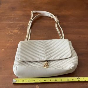 Cream all leather Rebecca Minkoff bag